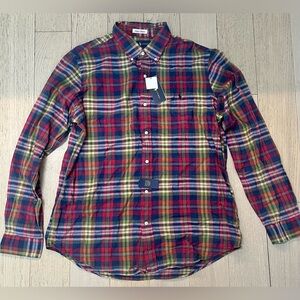 NWT POLO - Men’s Madras Classic Fit Shirt - Size XL